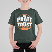 In Pratt We Trust Los Angeles Skyline Graphic T Shirt For Kid Patriotic LA City California Pride Local Leadership