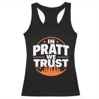 In Pratt We Trust Los Angeles Skyline Graphic Racerback Tank Top Patriotic LA City California Pride Local Leadership