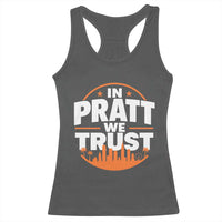 In Pratt We Trust Los Angeles Skyline Graphic Racerback Tank Top Patriotic LA City California Pride Local Leadership
