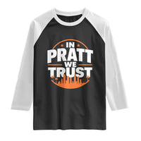 In Pratt We Trust Los Angeles Skyline Graphic Raglan Shirt Patriotic LA City California Pride Local Leadership