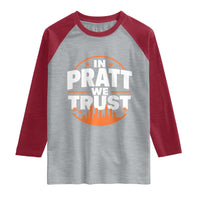 In Pratt We Trust Los Angeles Skyline Graphic Raglan Shirt Patriotic LA City California Pride Local Leadership
