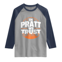 In Pratt We Trust Los Angeles Skyline Graphic Raglan Shirt Patriotic LA City California Pride Local Leadership
