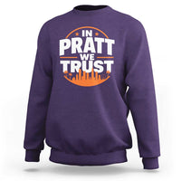 In Pratt We Trust Los Angeles Skyline Graphic Sweatshirt Patriotic LA City California Pride Local Leadership