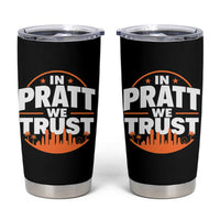 In Pratt We Trust Los Angeles Skyline Graphic Tumbler Cup Patriotic LA City California Pride Local Leadership