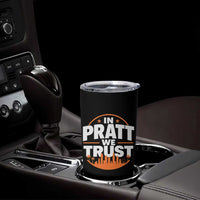 In Pratt We Trust Los Angeles Skyline Graphic Tumbler Cup Patriotic LA City California Pride Local Leadership