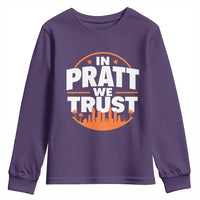 In Pratt We Trust Los Angeles Skyline Graphic Youth Sweatshirt Patriotic LA City California Pride Local Leadership