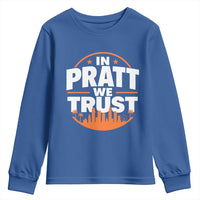 In Pratt We Trust Los Angeles Skyline Graphic Youth Sweatshirt Patriotic LA City California Pride Local Leadership