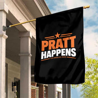 Pratt Happens Los Angeles 2026 Garden Flag Funny Political Patriotic LA City California Pride Leadership