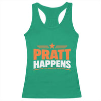 Pratt Happens Los Angeles 2026 Racerback Tank Top Funny Political Patriotic LA City California Pride Leadership