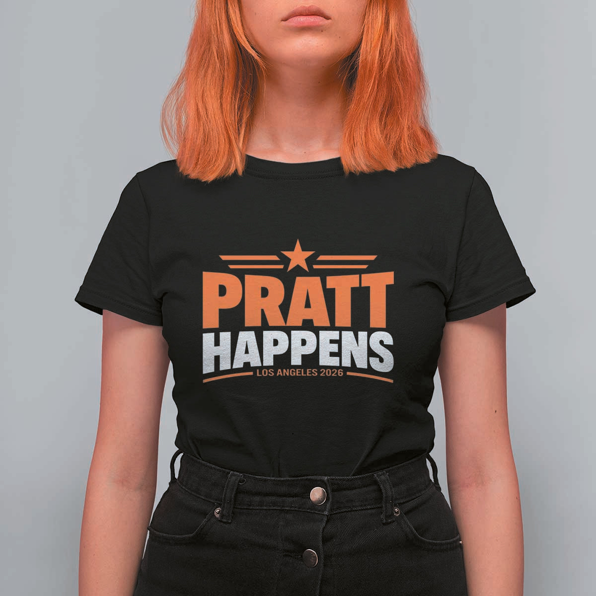 Pratt Happens Los Angeles 2026 T Shirt For Women Funny Political Patriotic LA City California Pride Leadership