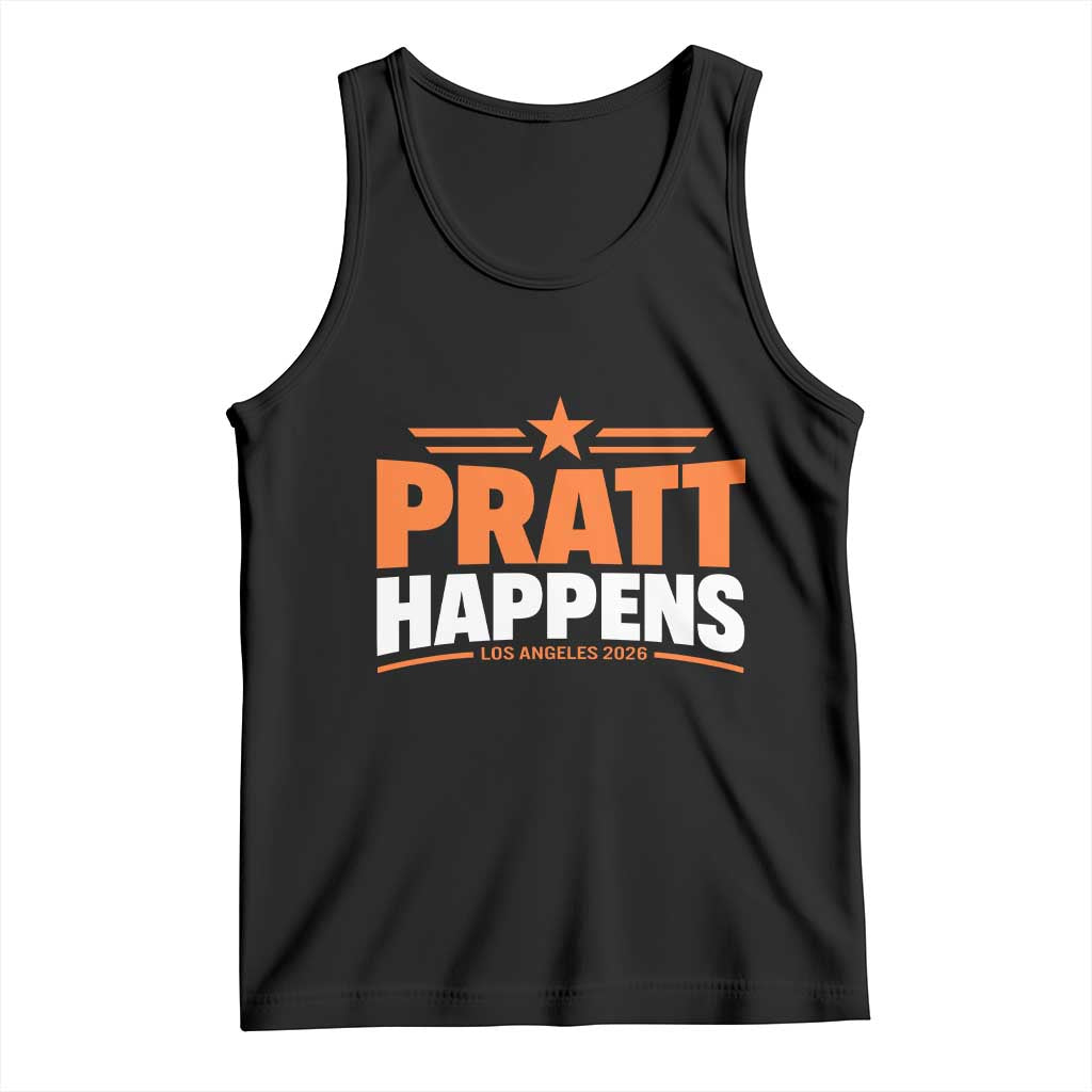 Pratt Happens Los Angeles 2026 Tank Top Funny Political Patriotic LA City California Pride Leadership