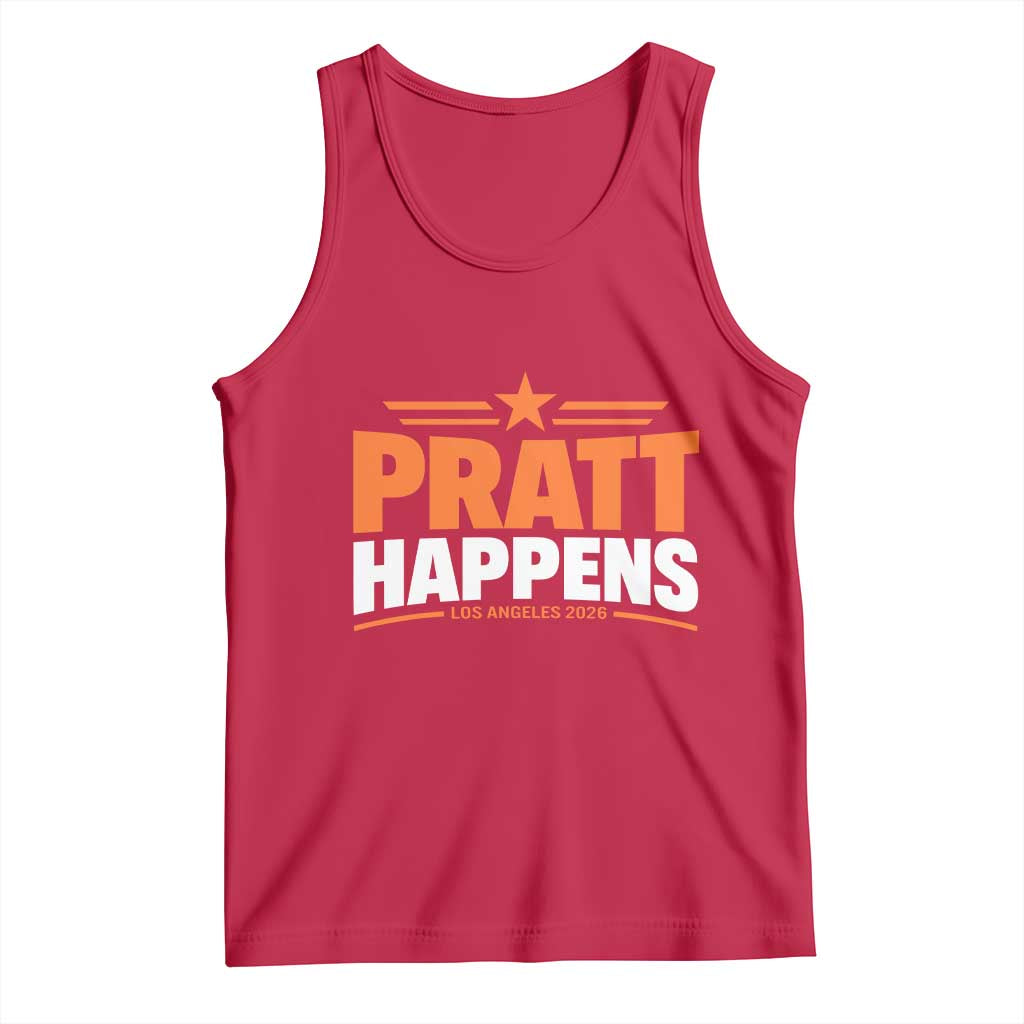 Pratt Happens Los Angeles 2026 Tank Top Funny Political Patriotic LA City California Pride Leadership