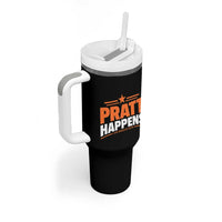 Pratt Happens Los Angeles 2026 Tumbler With Handle Funny Political Patriotic LA City California Pride Leadership