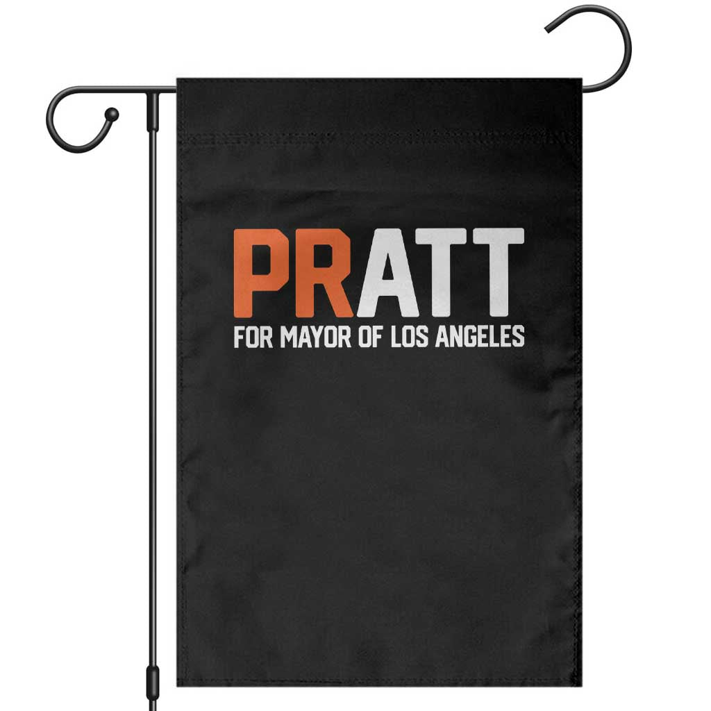 Pratt for Mayor Los Angeles Garden Flag LA City Caliornia Pride Political Campaign Supporter