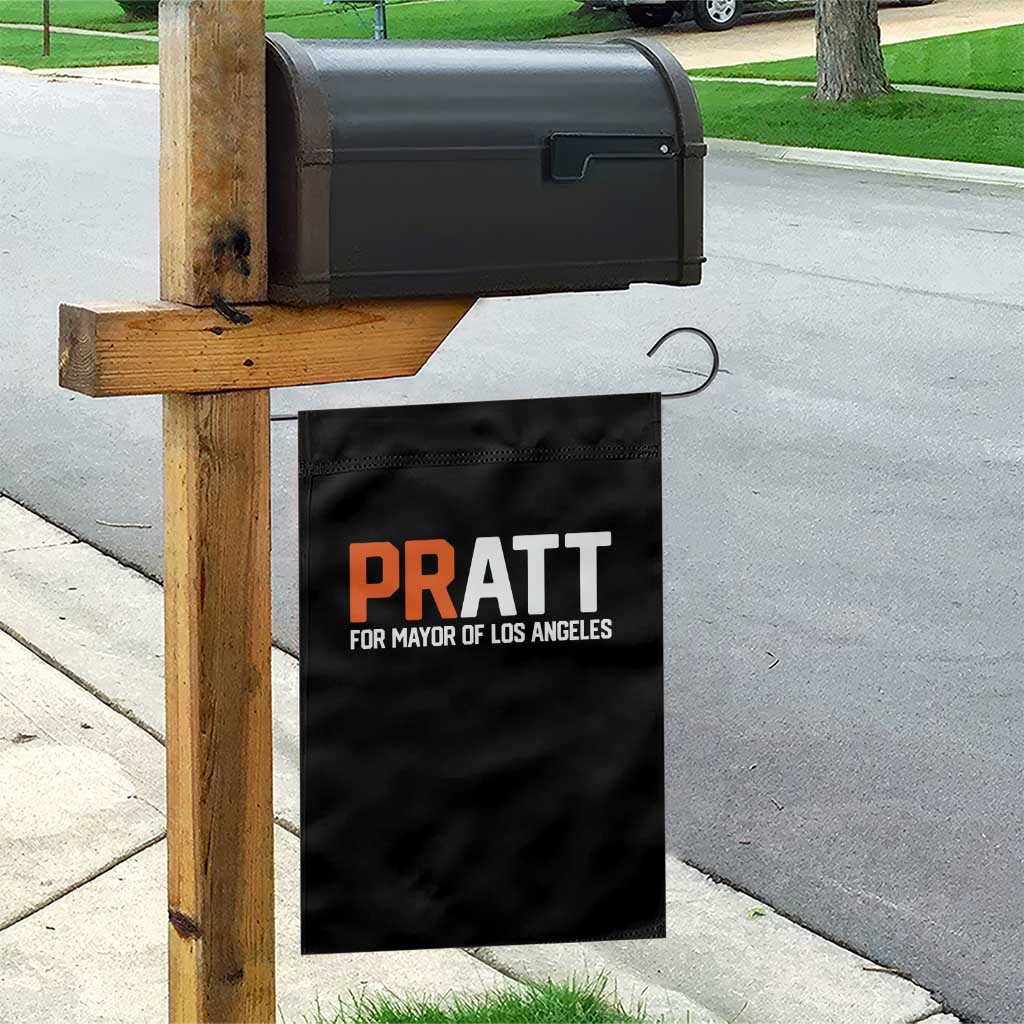 Pratt for Mayor Los Angeles Garden Flag LA City Caliornia Pride Political Campaign Supporter