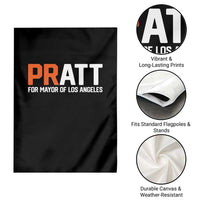 Pratt for Mayor Los Angeles Garden Flag LA City Caliornia Pride Political Campaign Supporter