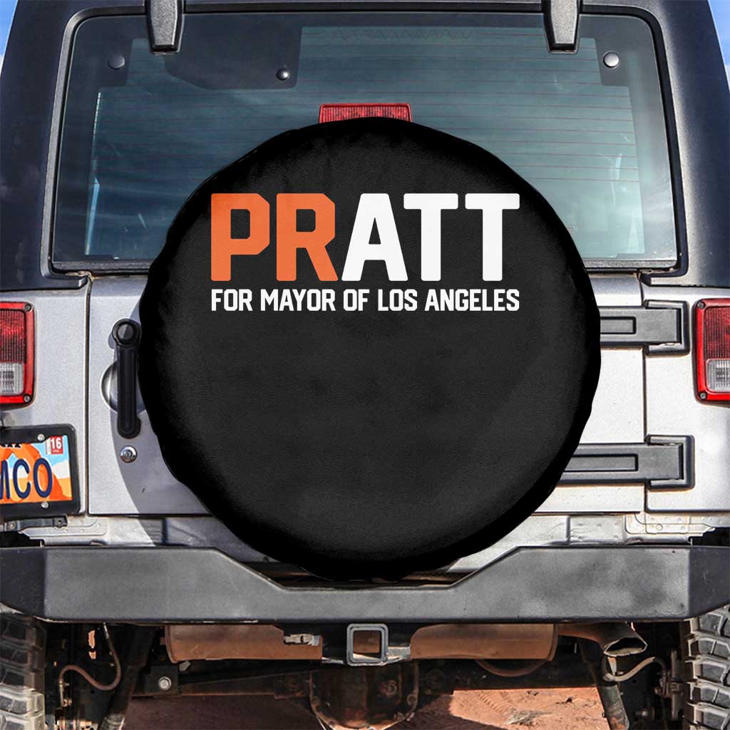 Pratt for Mayor Los Angeles Spare Tire Cover LA City Caliornia Pride Political Campaign Supporter