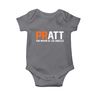 Pratt for Mayor Los Angeles Baby Onesie LA City Caliornia Pride Political Campaign Supporter
