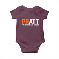 Pratt for Mayor Los Angeles Baby Onesie LA City Caliornia Pride Political Campaign Supporter