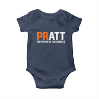 Pratt for Mayor Los Angeles Baby Onesie LA City Caliornia Pride Political Campaign Supporter