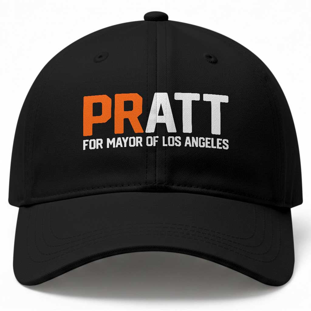 Pratt for Mayor Los Angeles Baseball Cap LA City Caliornia Pride Political Campaign Supporter