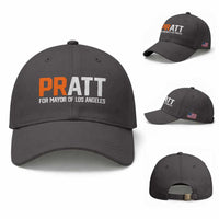 Pratt for Mayor Los Angeles Baseball Cap LA City Caliornia Pride Political Campaign Supporter