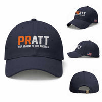 Pratt for Mayor Los Angeles Baseball Cap LA City Caliornia Pride Political Campaign Supporter