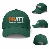 Pratt for Mayor Los Angeles Baseball Cap LA City Caliornia Pride Political Campaign Supporter
