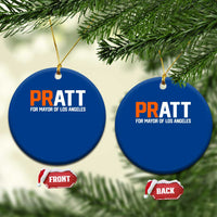 Pratt for Mayor Los Angeles Ceramic Ornament LA City Caliornia Pride Political Campaign Supporter