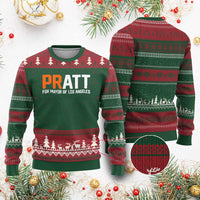 Pratt for Mayor Los Angeles Ugly Christmas Sweater LA City Caliornia Pride Political Campaign Supporter