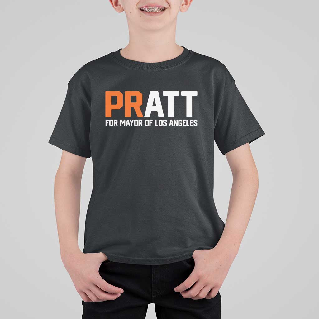 Pratt for Mayor Los Angeles T Shirt For Kid LA City Caliornia Pride Political Campaign Supporter