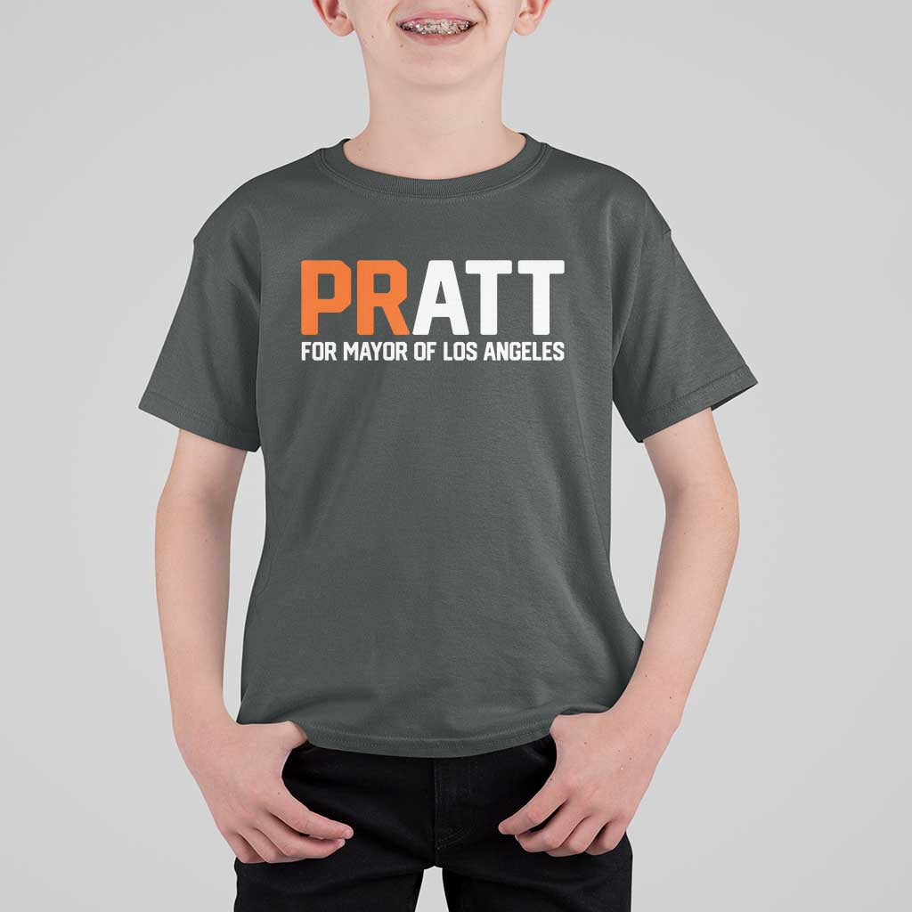 Pratt for Mayor Los Angeles T Shirt For Kid LA City Caliornia Pride Political Campaign Supporter