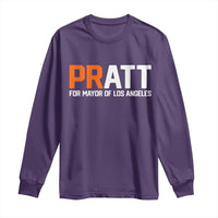 Pratt for Mayor Los Angeles Long Sleeve Shirt LA City Caliornia Pride Political Campaign Supporter