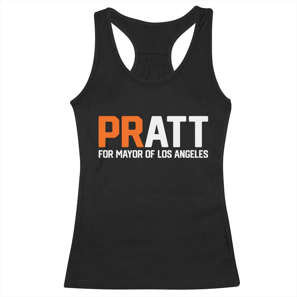 Pratt for Mayor Los Angeles Racerback Tank Top LA City Caliornia Pride Political Campaign Supporter