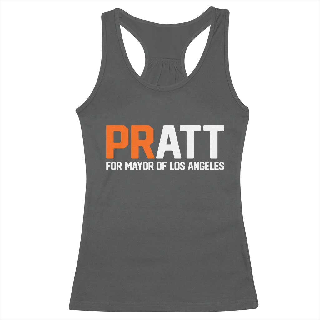 Pratt for Mayor Los Angeles Racerback Tank Top LA City Caliornia Pride Political Campaign Supporter