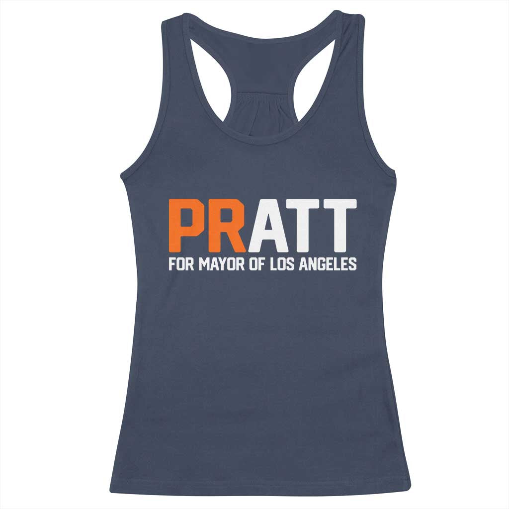 Pratt for Mayor Los Angeles Racerback Tank Top LA City Caliornia Pride Political Campaign Supporter