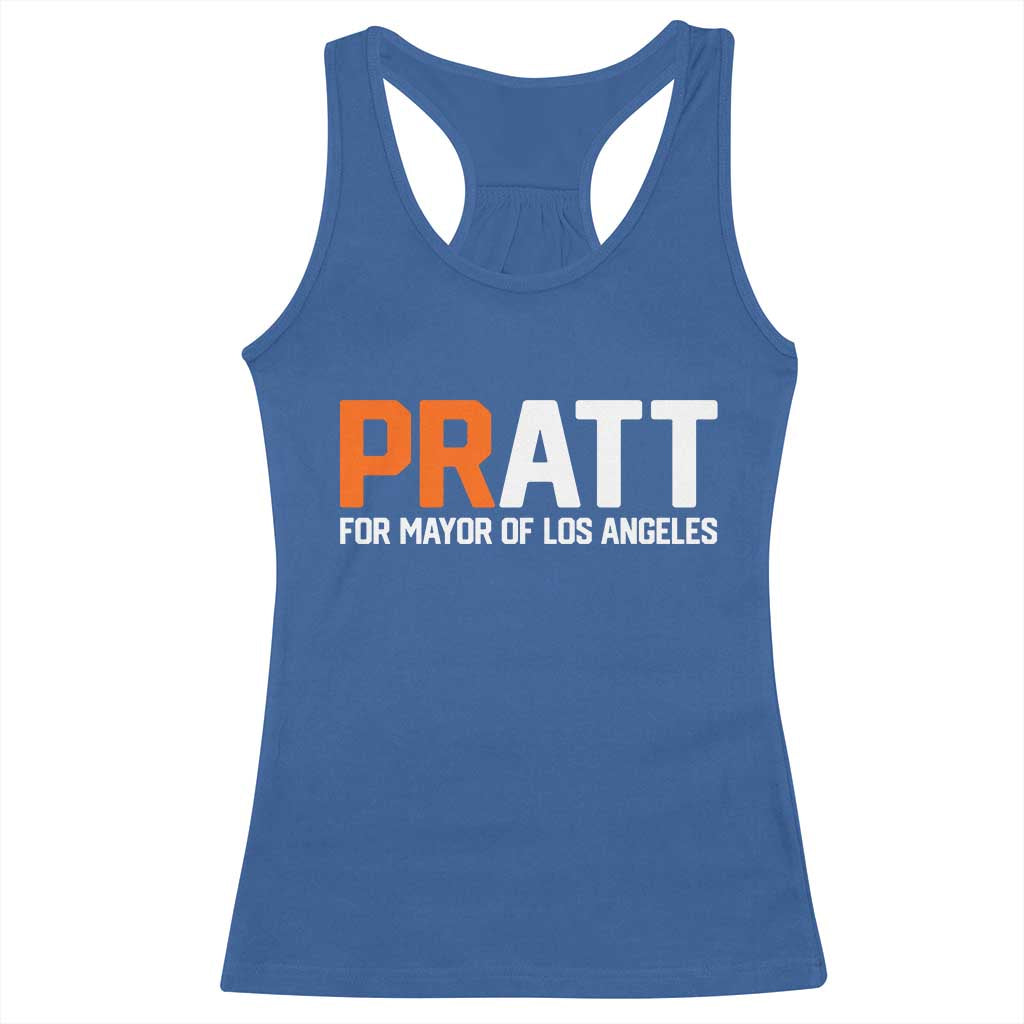 Pratt for Mayor Los Angeles Racerback Tank Top LA City Caliornia Pride Political Campaign Supporter