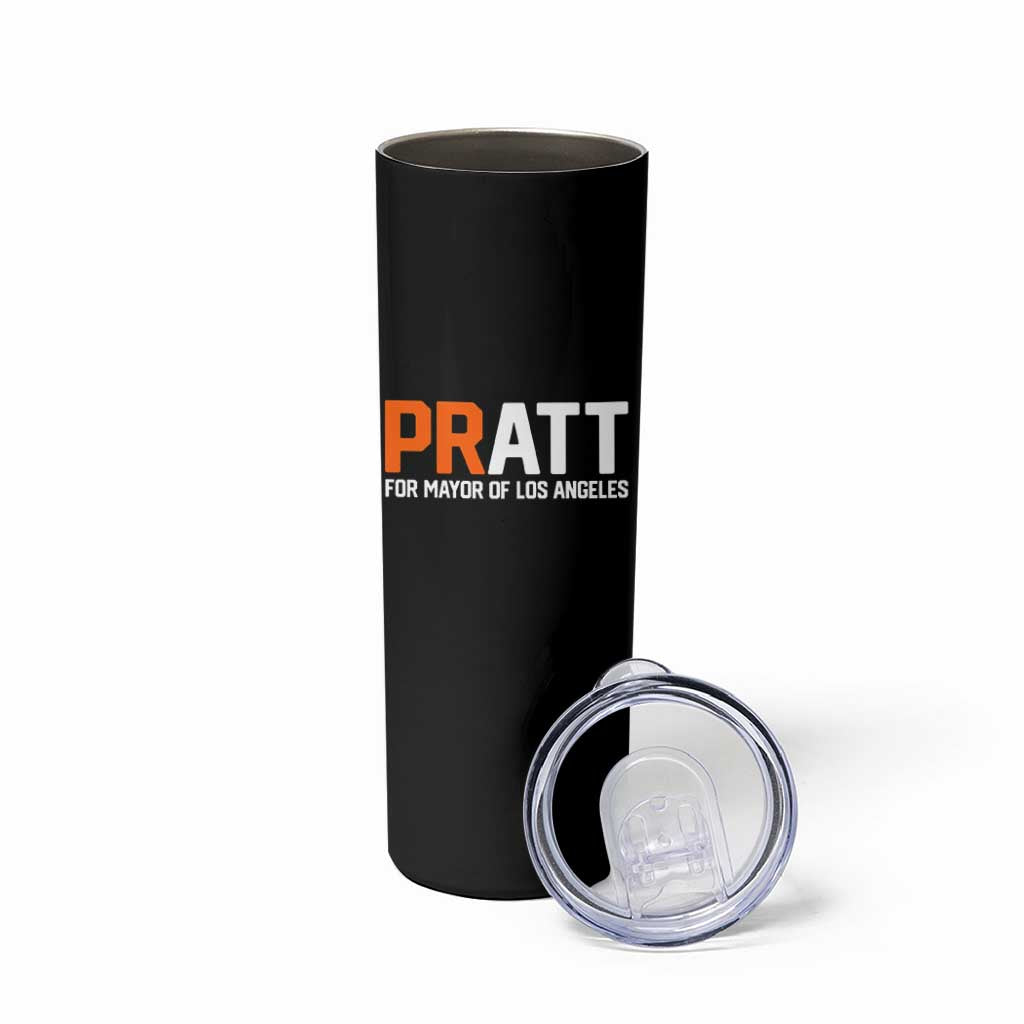 Pratt for Mayor Los Angeles Skinny Tumbler LA City Caliornia Pride Political Campaign Supporter