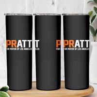 Pratt for Mayor Los Angeles Skinny Tumbler LA City Caliornia Pride Political Campaign Supporter