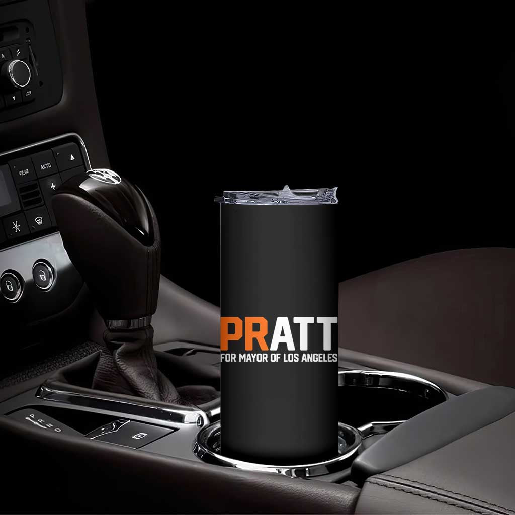 Pratt for Mayor Los Angeles Skinny Tumbler LA City Caliornia Pride Political Campaign Supporter