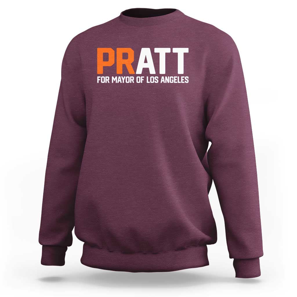 Pratt for Mayor Los Angeles Sweatshirt LA City Caliornia Pride Political Campaign Supporter