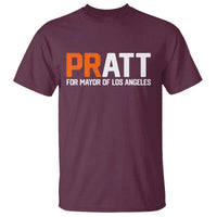 Pratt for Mayor Los Angeles T Shirt LA City Caliornia Pride Political Campaign Supporter