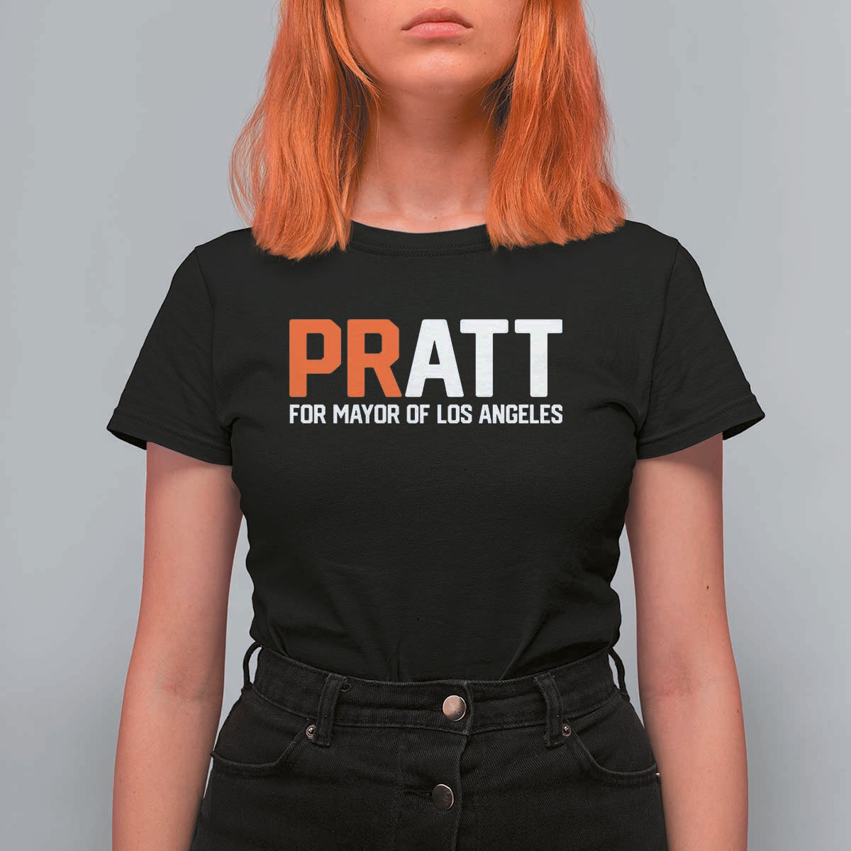 Pratt for Mayor Los Angeles T Shirt For Women LA City Caliornia Pride Political Campaign Supporter