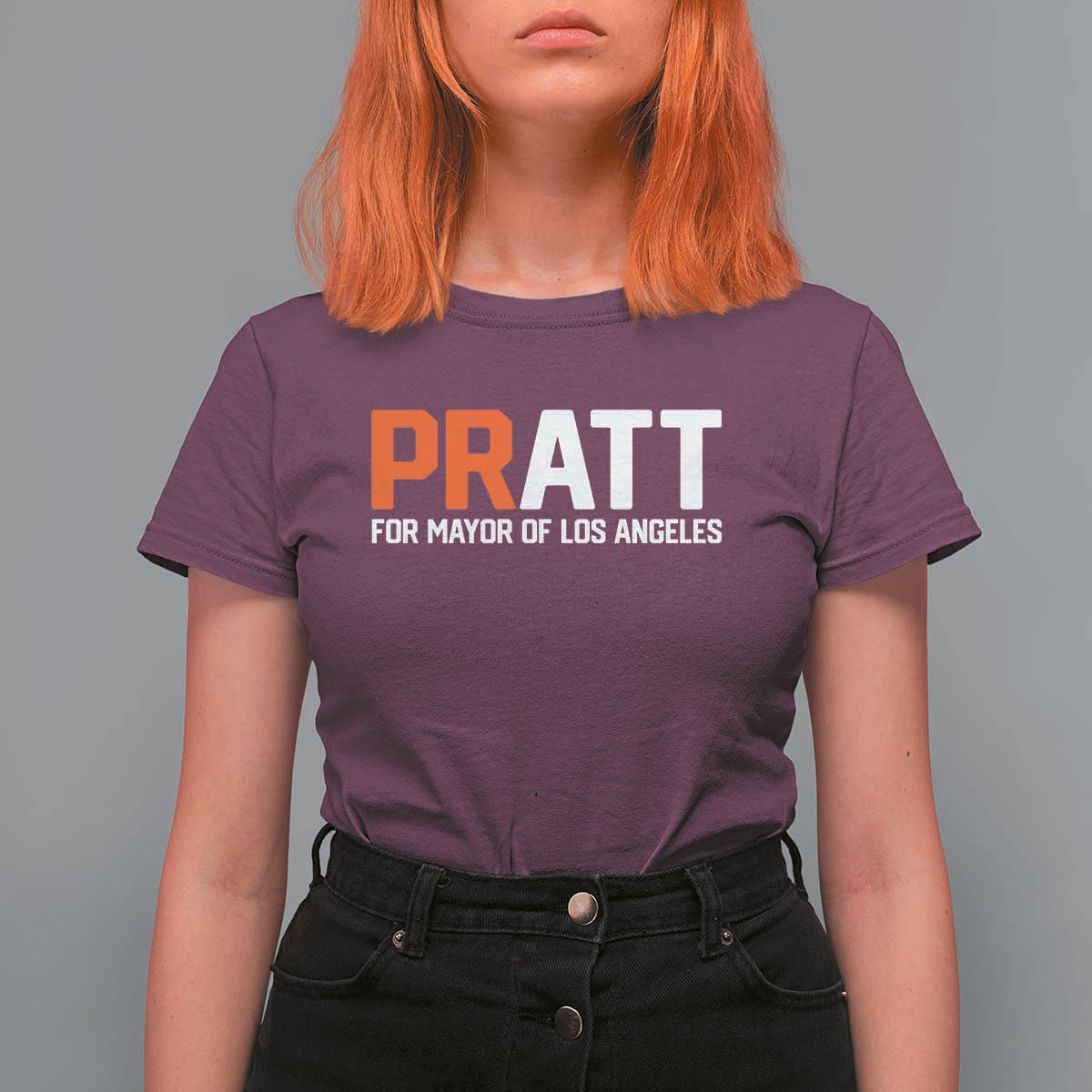 Pratt for Mayor Los Angeles T Shirt For Women LA City Caliornia Pride Political Campaign Supporter