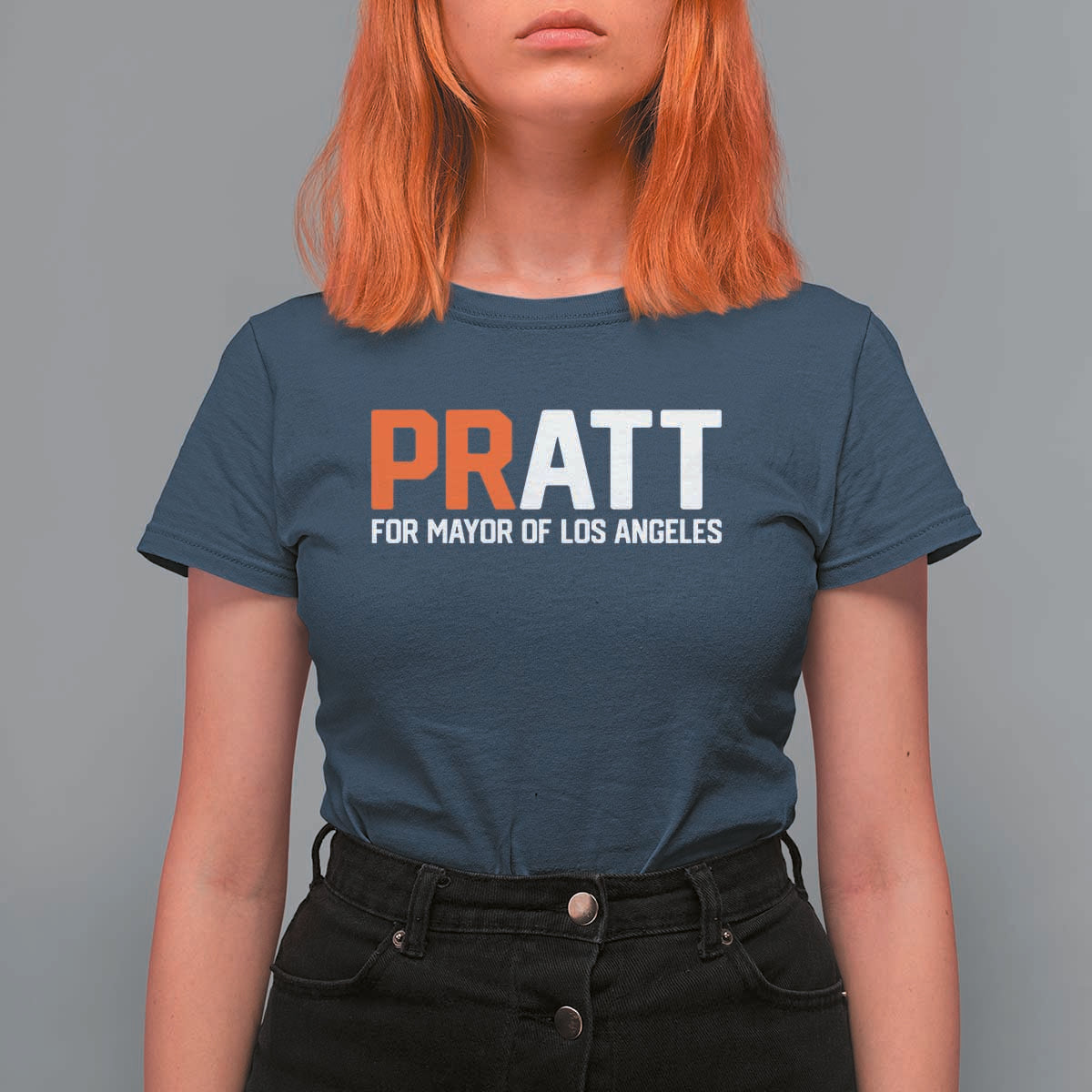 Pratt for Mayor Los Angeles T Shirt For Women LA City Caliornia Pride Political Campaign Supporter
