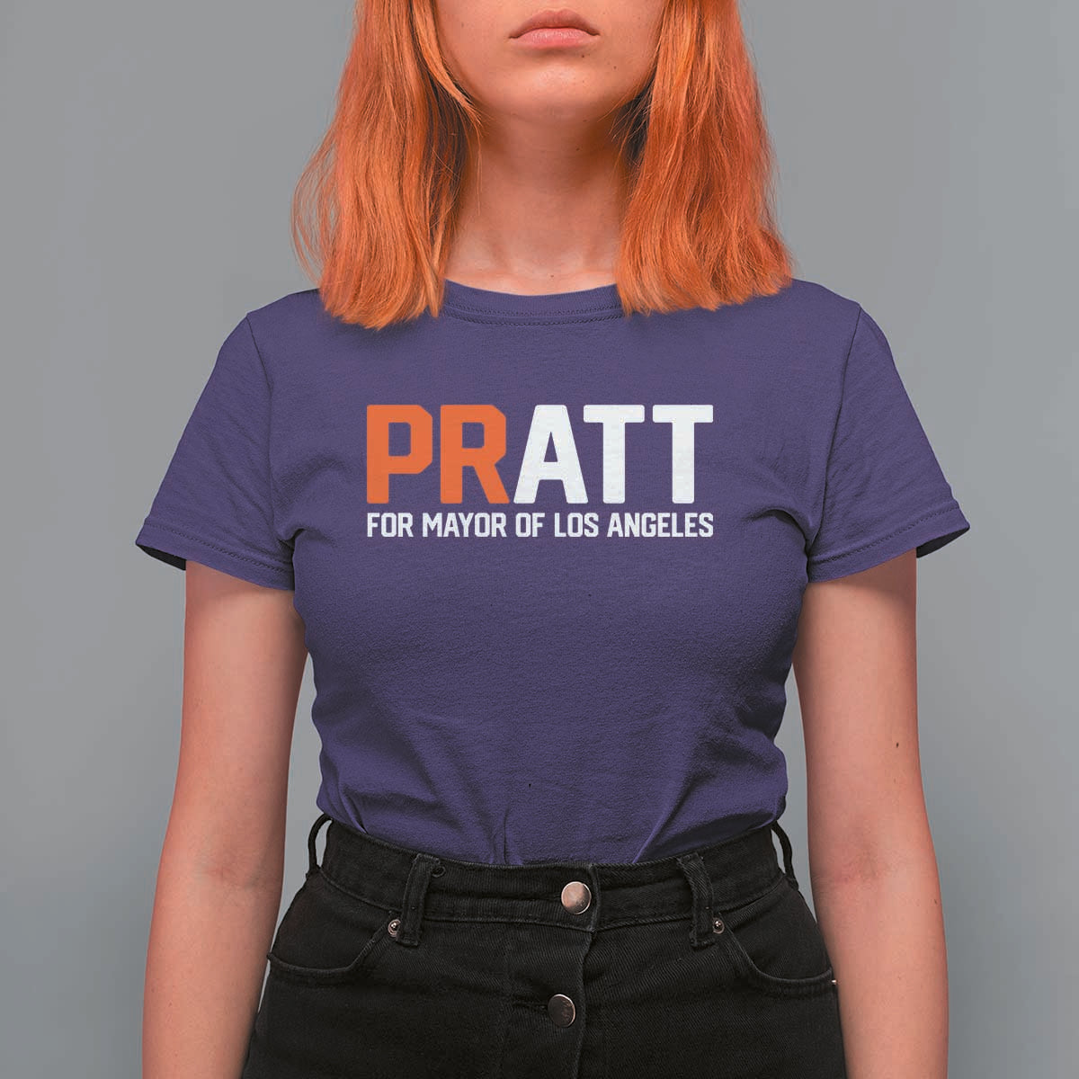 Pratt for Mayor Los Angeles T Shirt For Women LA City Caliornia Pride Political Campaign Supporter