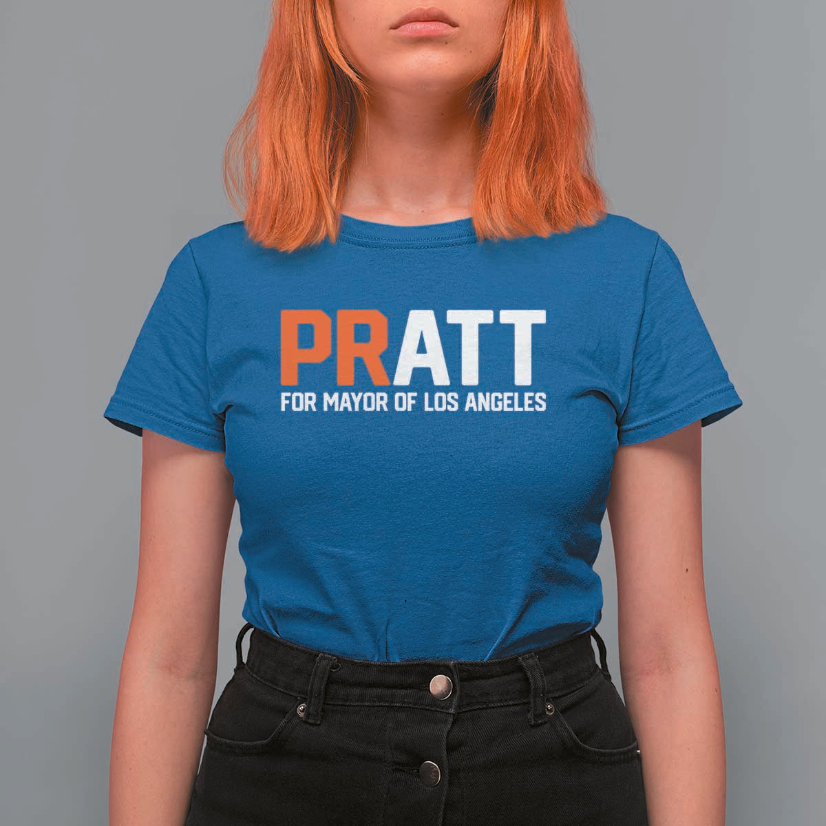 Pratt for Mayor Los Angeles T Shirt For Women LA City Caliornia Pride Political Campaign Supporter