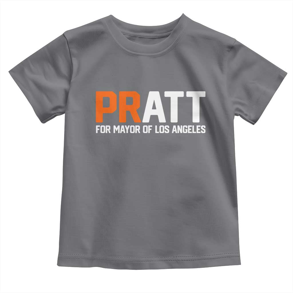 Pratt for Mayor Los Angeles Toddler T Shirt LA City Caliornia Pride Political Campaign Supporter