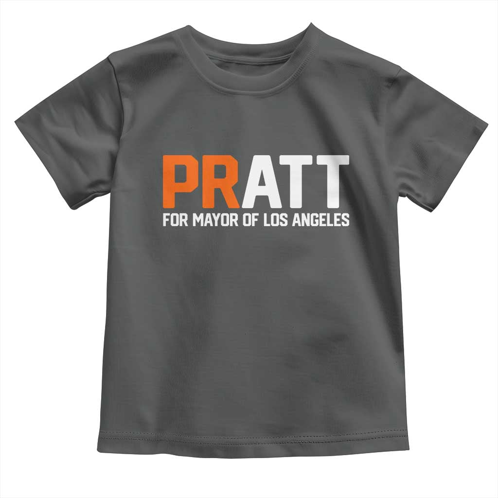 Pratt for Mayor Los Angeles Toddler T Shirt LA City Caliornia Pride Political Campaign Supporter