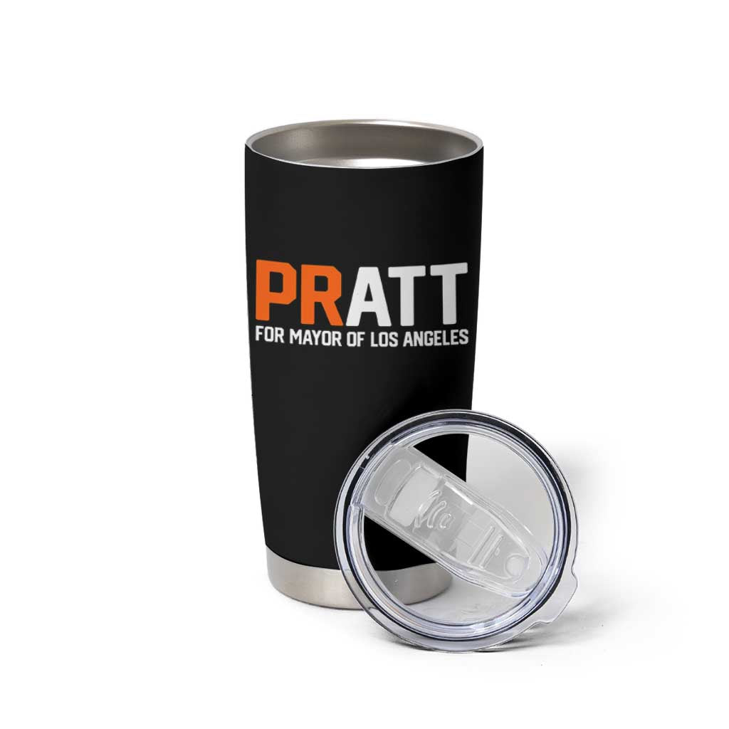 Pratt for Mayor Los Angeles Tumbler Cup LA City Caliornia Pride Political Campaign Supporter